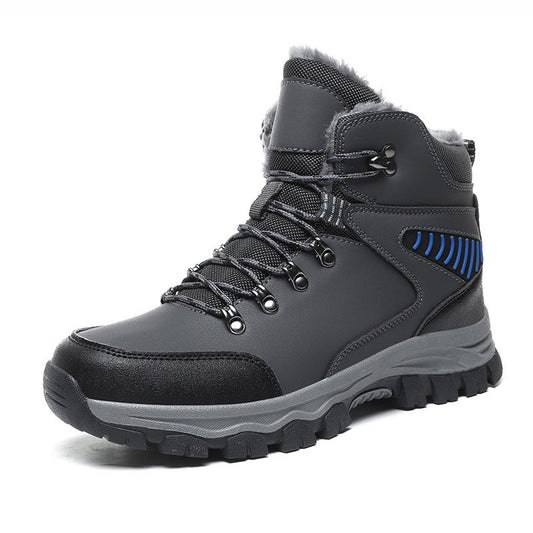 (Limited Time Event 49% OFF) Men’s Winter Waterproof and Cold Warm Snow Boots Orthopedic Arch Support Wide Toe Work Boots