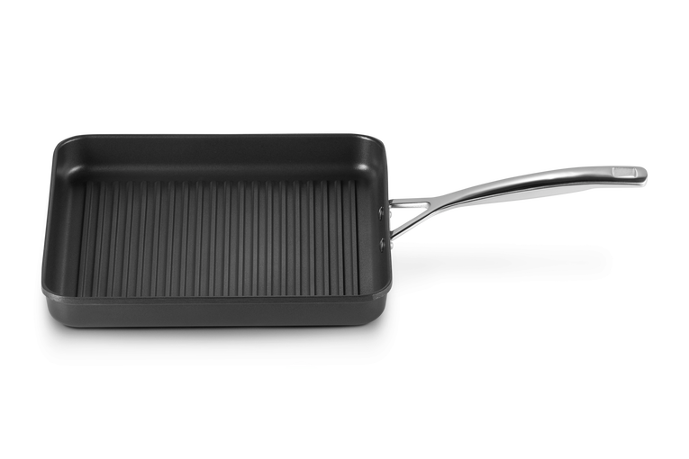 Toughened Non-Stick Square Grill with Long Handle