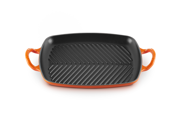 Cast Iron Shallow Rectangular Grill