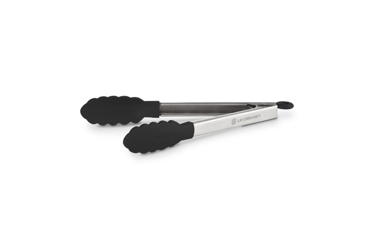 Tongs with Silicone Tip