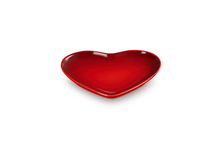 Stoneware Heart Plate