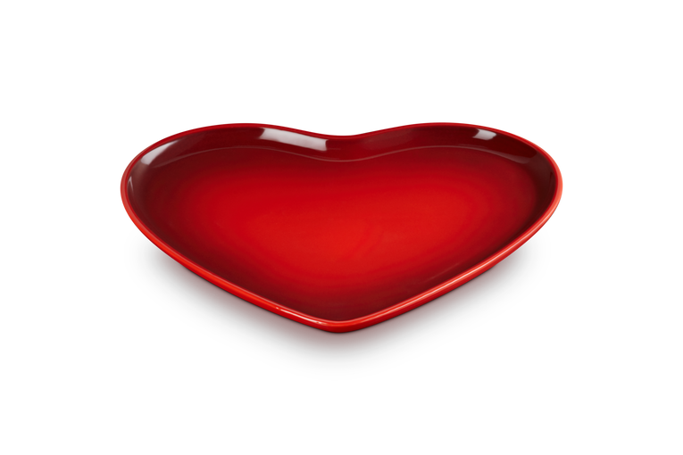 Stoneware Heart Serving Platter
