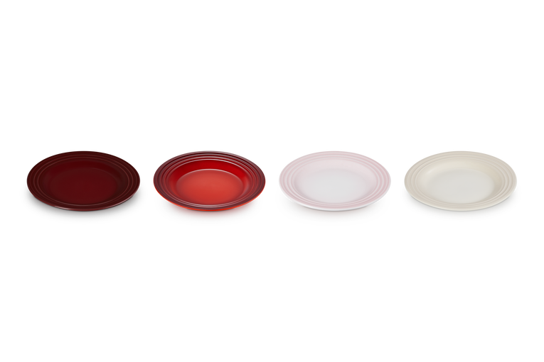 Stoneware Petits Fours Set of 4 Appetiser Plates