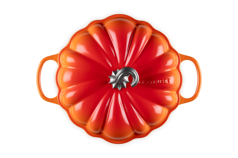 Cast Iron Pumpkin Shallow Casserole