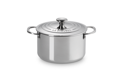 Signature Stainless Steel Deep Casserole with Lid