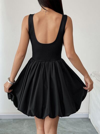 Perfee Ruched Sleeveless Mini Dress