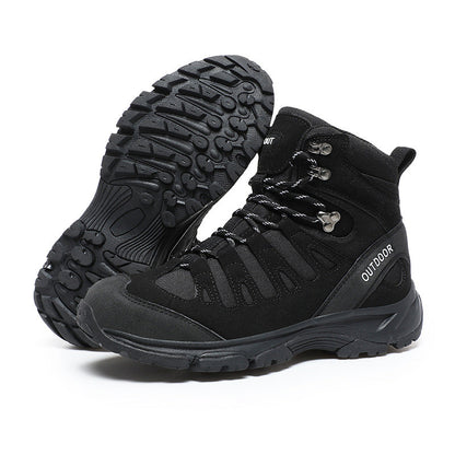 (⏰ Clearance Event 49% OFF) Men's High Top Wide Toe Arch Support Orthopedic Tactical Boots Comfortable Non-slip Durable Hiking Boots