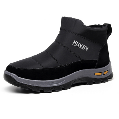 (Limited Time 49% Discount Event) Men's Orthopedic Arch Support Wide Toe Snow Boots Comfortable Waterproof Non-slip Warm Work Shoes