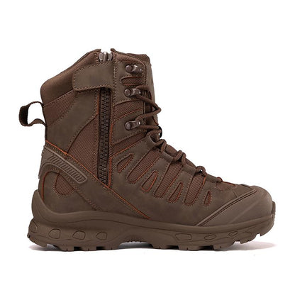 Men's Anti-Sprain Military Tactical Work Boots Waterproof Non-Slip Anti-Puncture Hiking Boots